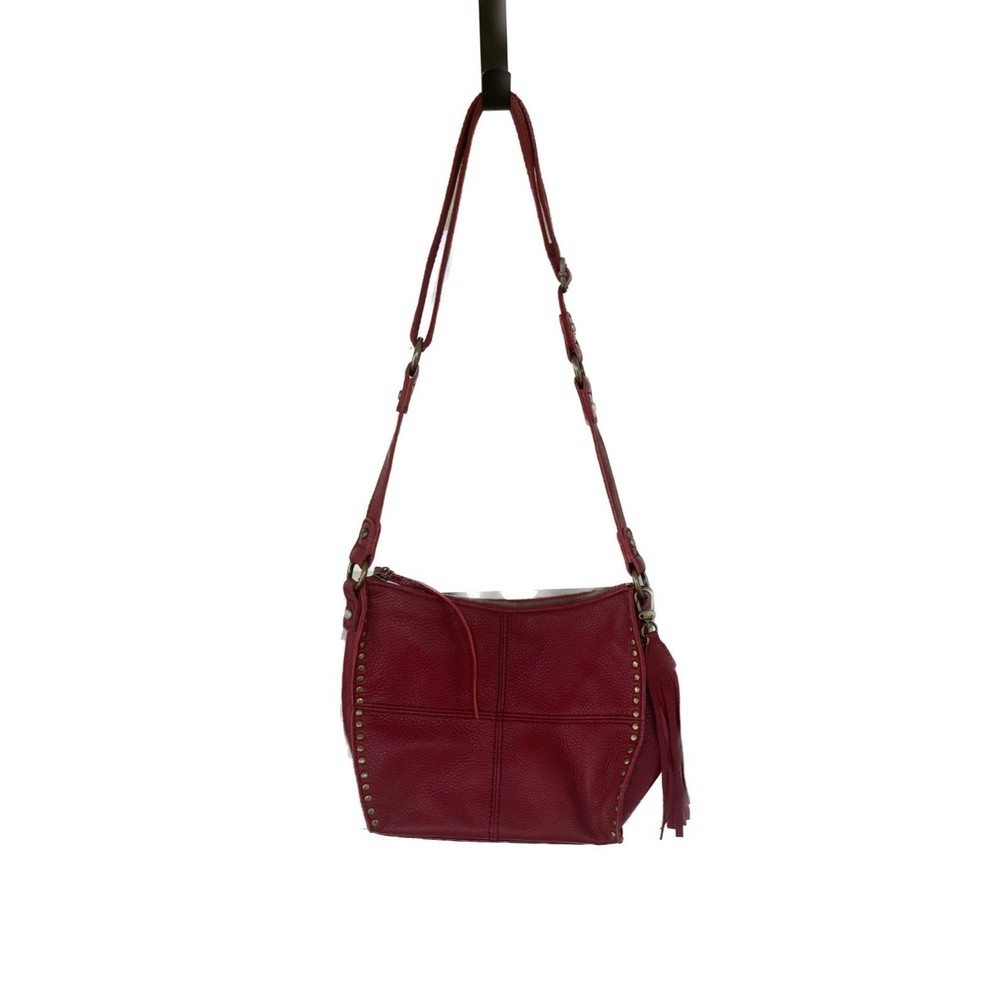 The Sak Sage Red Silverlake City Leather Crossbody